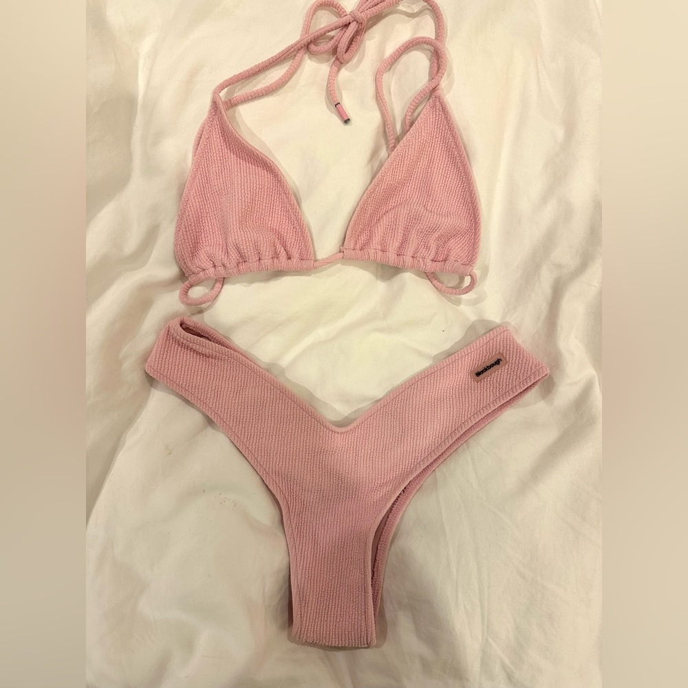 Pink blackbough bikini